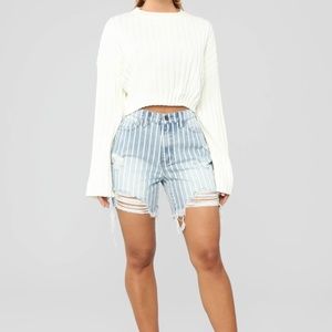 Fashion Nova Hampton’s Weekend Bermuda Shorts